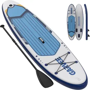 Inflatable Paddle Board for Adults, 10'6"/11" Inflatable Stand Up Paddle Board with Premium Accessories, Non-Slip EVA Deck, Ultra-Light Carry Bag, Pump, SUP Board for Adult