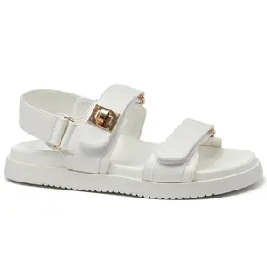 Womens Summer Sandals Casual Adjustable Arch Support Comfortable Thick Sole Flat Sandals Footwear Girl