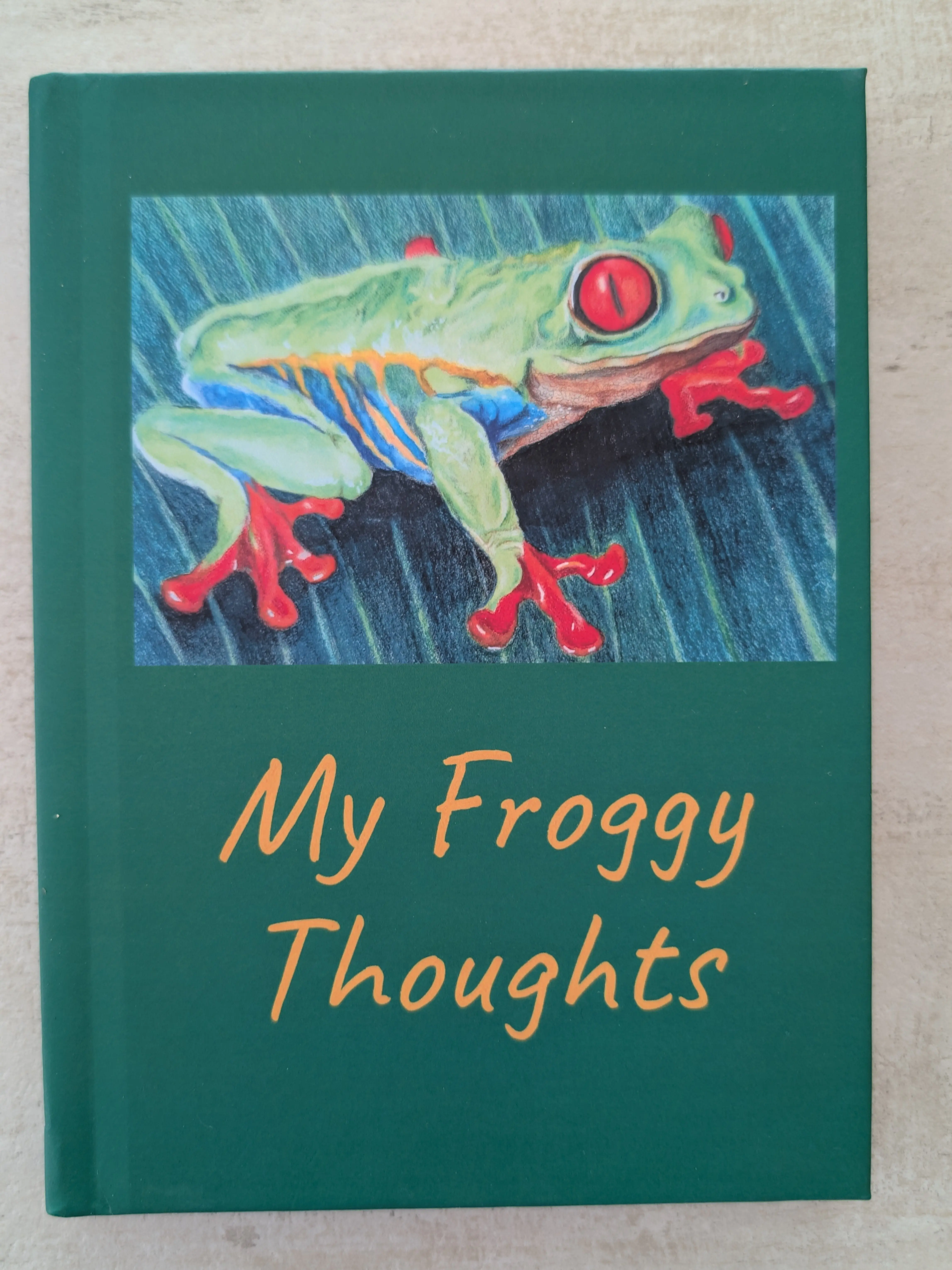 Frog Journal “My Froggy Thoughts” | Cute Frog Notebook | Gift for Frog Lovers