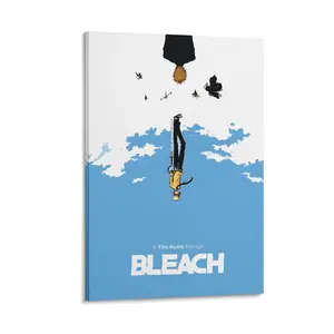 Premium "Bleach: Upside Down World" Anime Poster - High-Quality Anime Art Prints, Character Art Prints, Surreal Room Decor, Exquisite Gift for Diehard Fans (Home Supplies)