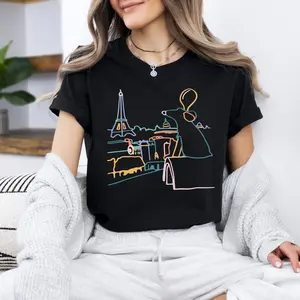 Chef Mouse Shirt, Paris Kitchen Graphic Tee, Vintage Foodie T-Shirt, Cute Cooking Lover Shirt, Mouse Chef Paris Tee, Unisex Graphic Tee