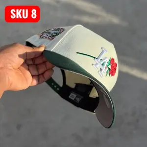 New Era LA 9FIFTY Baseball Cap for Men & Women Soft Cotton Breathable Hat Adjustable Fit Snapback Closure Trendy Streetwear All Season Wear