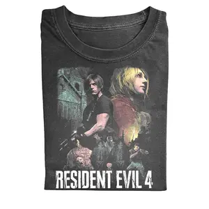 The Resident Evil 4 Comfort Color Shirts, Game For Merch, Gift for Men, Gift for Women, Crew Neck T-shirt, Trending T-shirt
