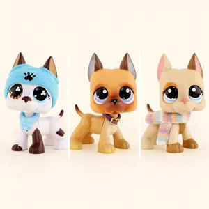 Pet Shop Bobble Head Great Dane Lot Figures Toys for Kids Chrismas Birthday Gift Collector Set