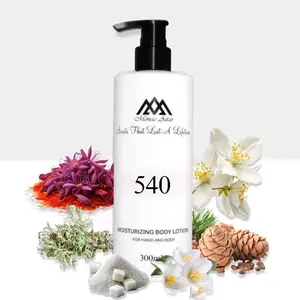 Monac 540 Body Lotion Inspired by Baccarat Rouge 540 - 300ml/10floz, Moisturizing for Hand and Body Care Blend Daily Essence Moisturizers Floral Bright