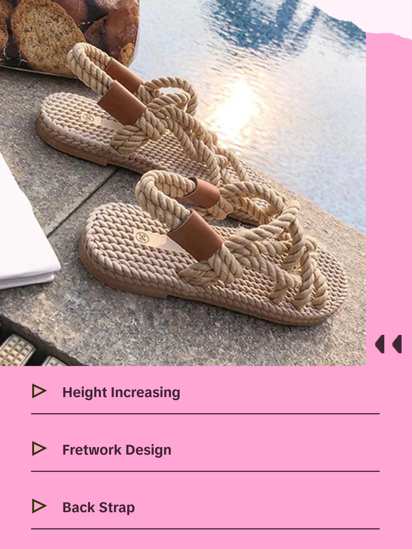Braided Rope Sandals