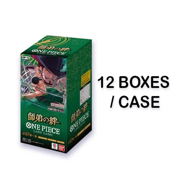 Case One Piece Trading Card Game OP-12 Booster Box Legacy of the Master Japanese Sealed (each case contains 12 boxes) - TikTok Shop Case One Piece Trading Card Game OP-12 Booster Box Legacy of the Master Japanese Sealed (each case contains 12 boxes) - TikTok Shop