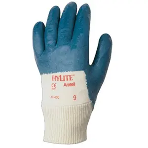Ansell  205933 9 Hylite-Medium Weight Nitrile Coated