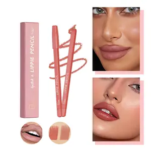 Non Smudge Lip Liner Pen Waterproof Matte Lipstick Pencil Long Lasting High Pigment for Natural Lip Contour & Bold Lip Look Cosmetics