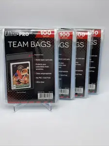 400 Ultra Pro Standard Team Bags 4 Packs of 100 New Team Set Lot Value Pack Card Sleeve Card Hobby Box