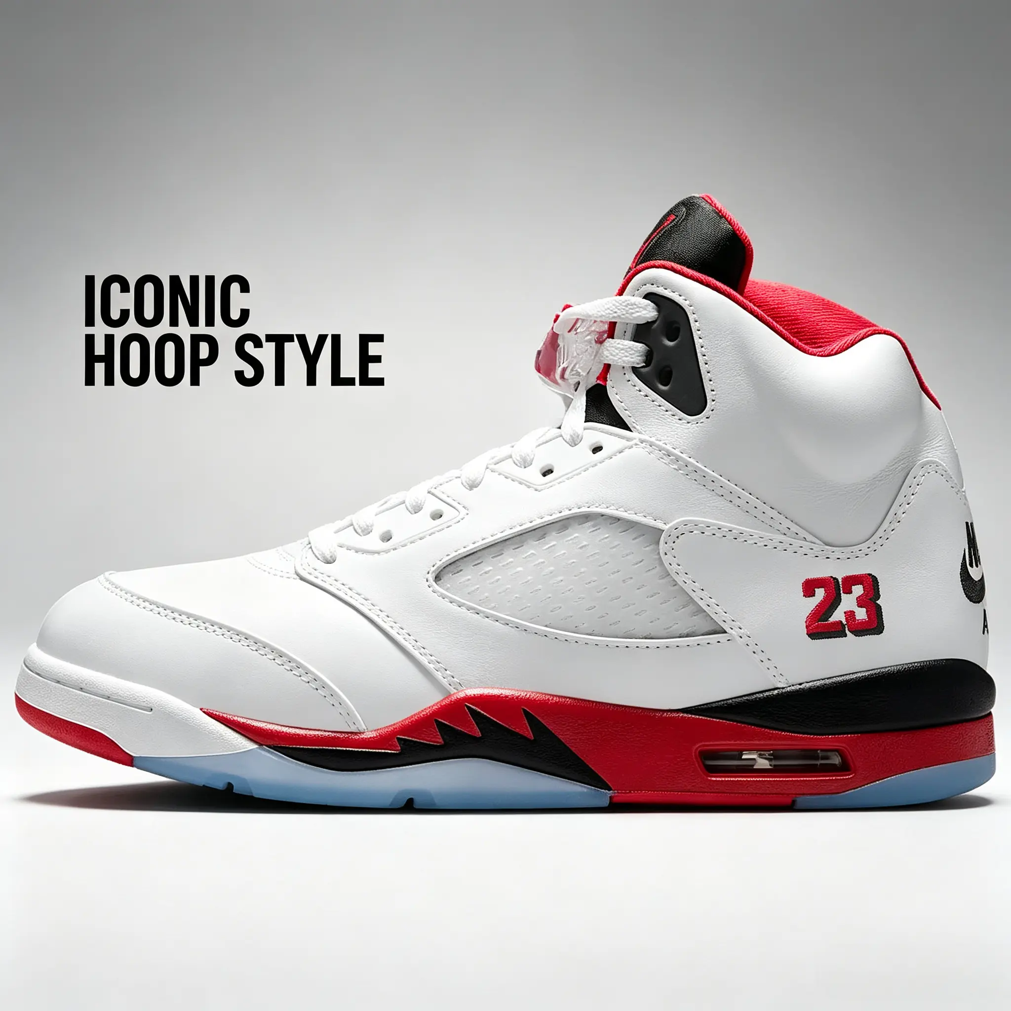 Men's Air Jordan 5 Retro 'Fire Red' 2025 Casual Trainers