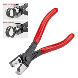 Universal Automotive Hose Clamp Pliers, Heavy Duty Locking Pliers for Water Pipe & Hose Clips, Professional Auto Repair Tool