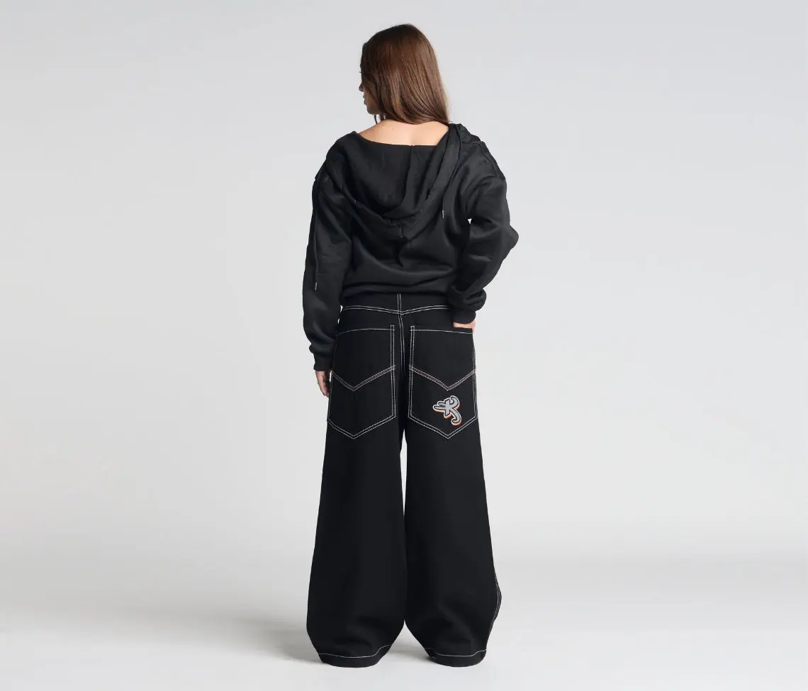 W SUPREME REFLEKTIVE K-HOLE 26" SUPER BLACK RINSE