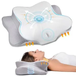 Cervical Pillow for Neck Pain Relief,Orthopedic Neck Support Pillow for Side