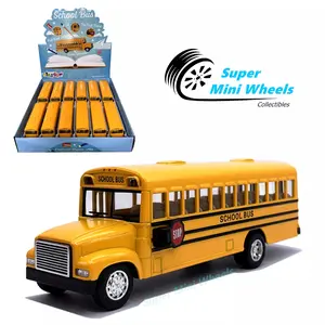 Kinsmart - Yellow School Bus - 6.5" Diecast Model Car