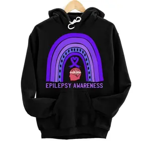 Epilepsy Awareness Shirt Purple Support Ribbon WoUnisexs Hoodie, Sweatshirt, T-Shirt
