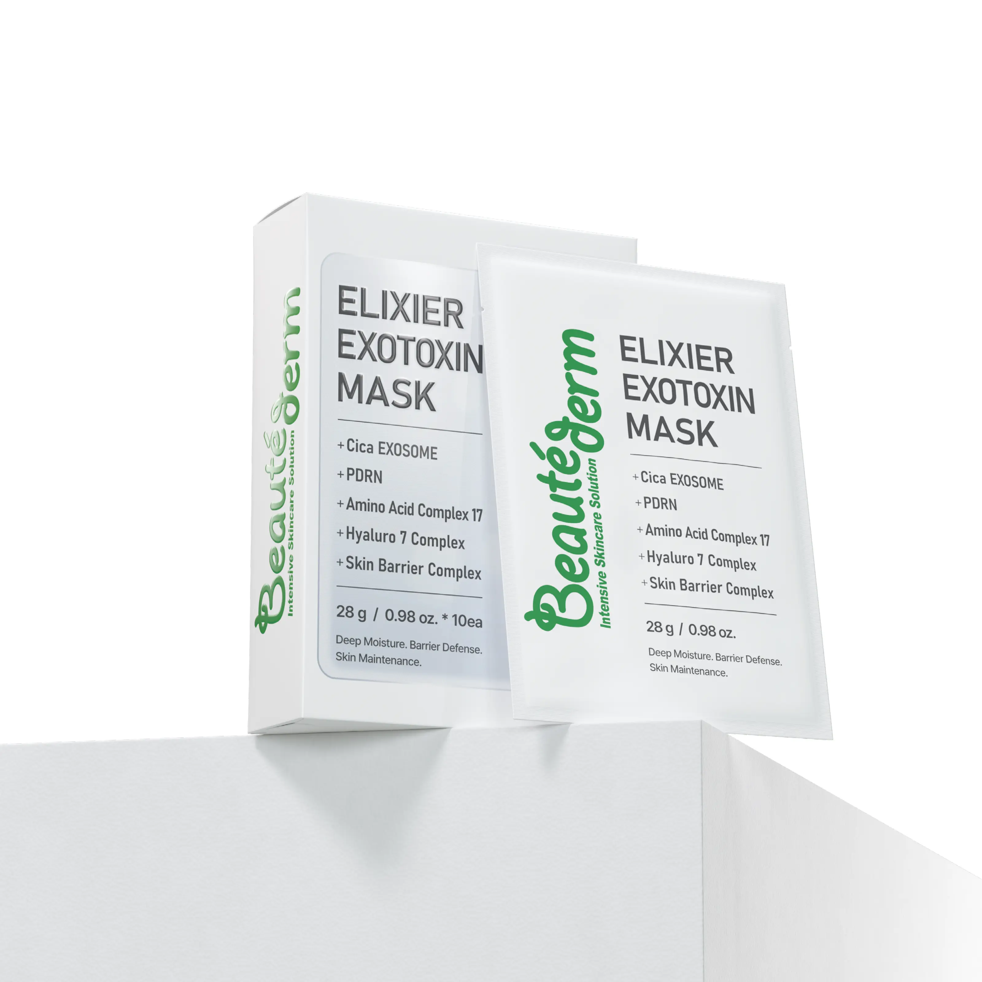 Beauté Derm] Elixier Exotoxin Mask 28ml with Squalane Exosomes