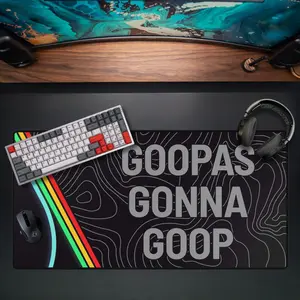 ARC Raiders Goop Inspired Desk Mat - The Burnt Peanut - Large Mouse Pad