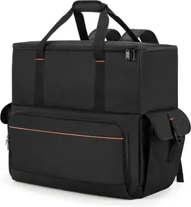 Large Capacity Desktop PC Tower Backpack, Water-Resistant Computer Carrying Bag, Multi-Functional Storage Case