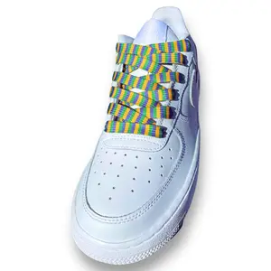 Mardi Gras Horizontal Shoelaces