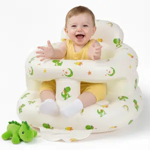 Inflatable Baby Sitting Chair for 3–36 Months,Built-in Air Pump,Full Support Design,Infant Support Seat for Sitting & Learning to Sit,For Indoor & Outdoor Use,BabyChair