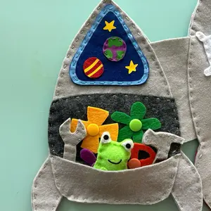 Spaceship Quietbook- Busy Book Toddler