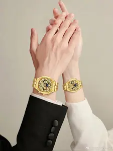 Luxury Fashion Women's Watch Steel Band Watch Couple Watch Business Men's Watch Waterproof Luminous Watch