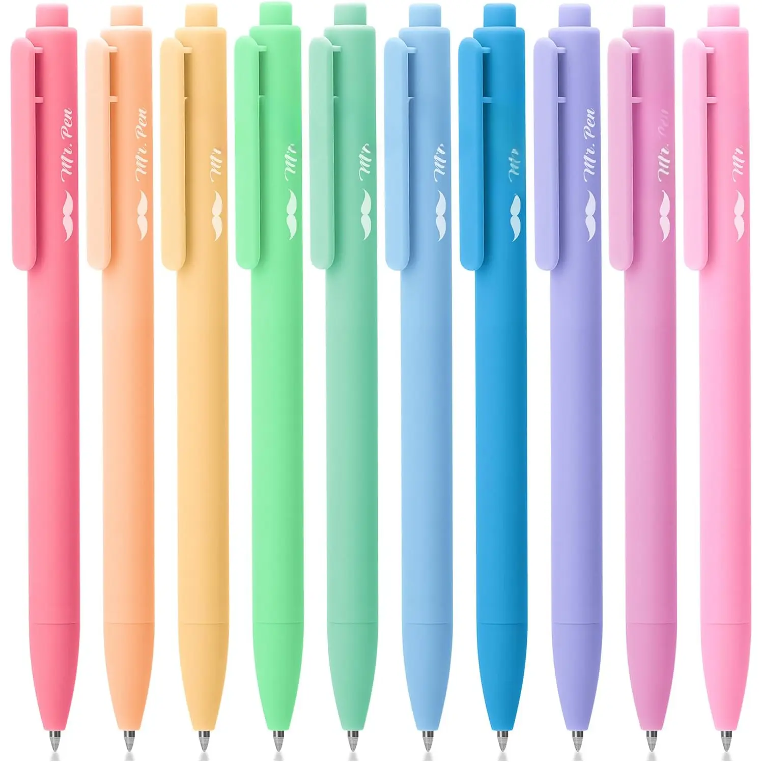 - Retractable Gel s, 10 Pack, Color Ink Gel s Fine Point, Pastel Colors, 0.7mm Fine Point,  to School Supplies