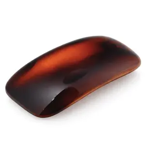 Parcelona French Small Barrette for Fine & Thin Hair Tortoise Shell Non-Slip Hair Clip