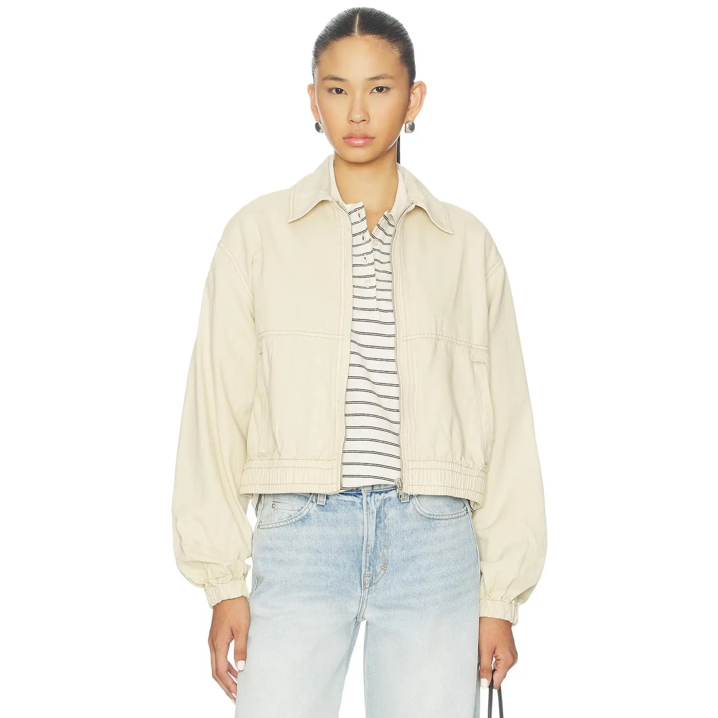 Free People Birdie Jacket in Puff Pastry