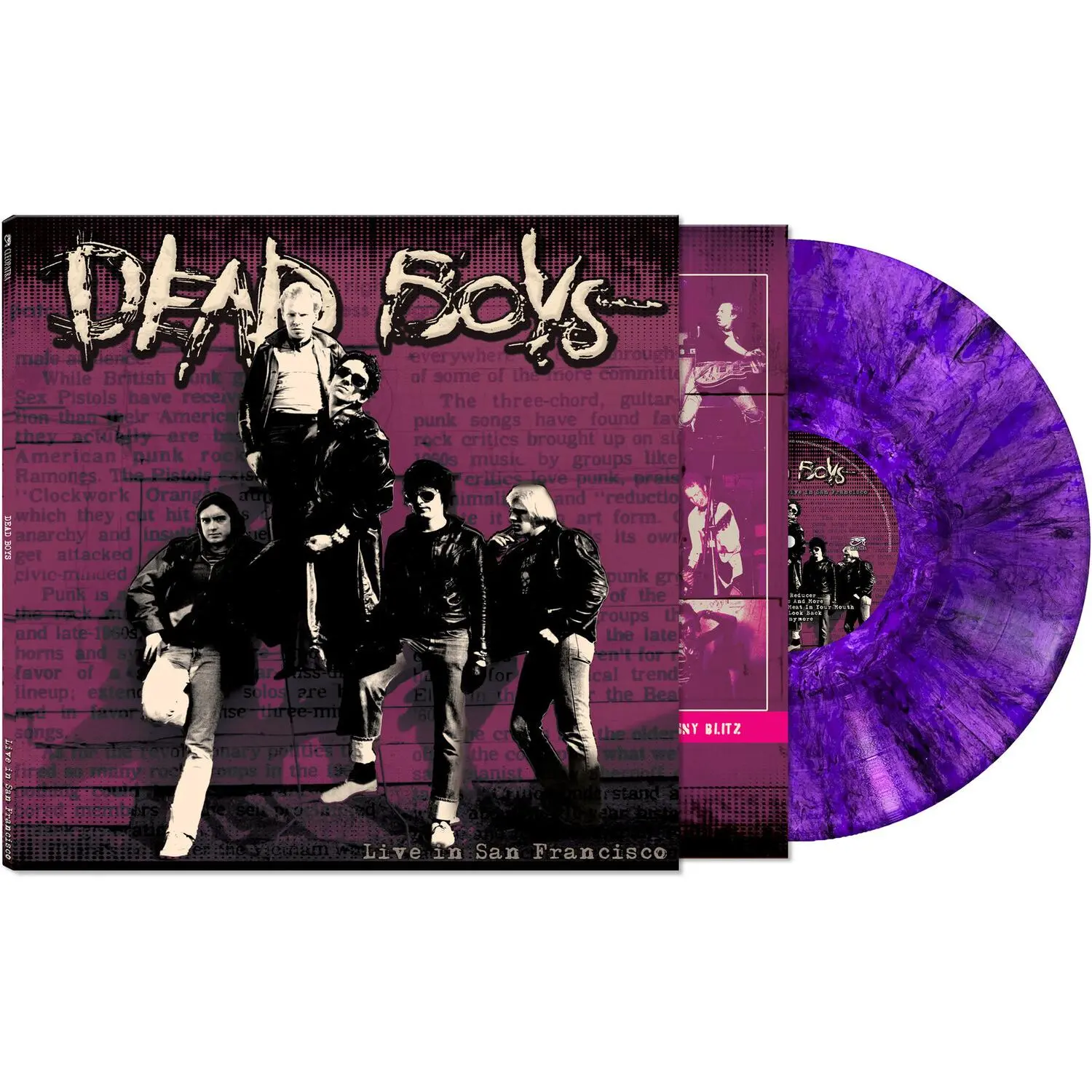 Dead Boys - Live In San Francisco Live Recording [VINYL LP], Purple Colored Vinyl, Limited Edition, Cleopatra Records Label