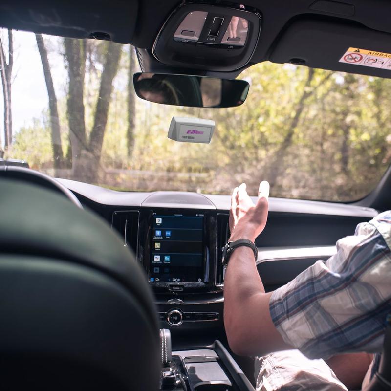 Heavy Duty EZ Pass Mounting Strips with Adhesive/Ipass Compatible/Works with EZ Pass Holder/Easy Installation and Removal - 8pcs (4sets) with Prep Pads