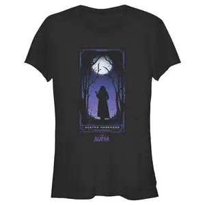 Junior's Marvel: Agatha All Along Harkness Card T-Shirt