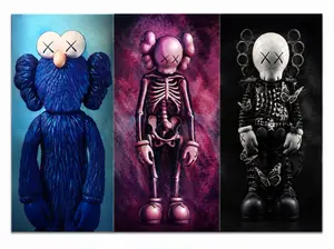3D Lenticular Art KAWS