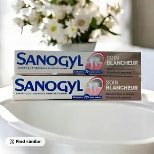 ￼ Sanogyl 2pcs Toothpaste for Healthy Gums 70% More Healthy Gums Action Comte Blancheur
