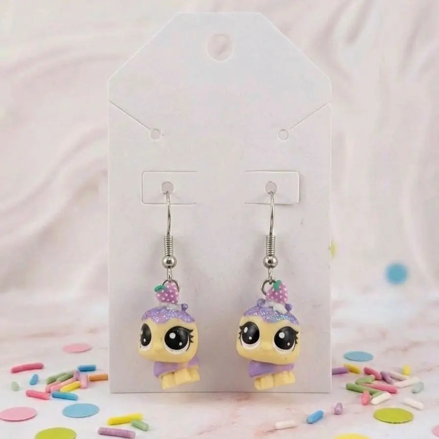 Littlest Pet Shop Teensies Custom Earrings