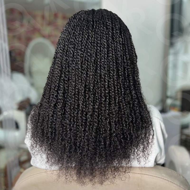 [1 Packs ]QVR Brazilian Remy Hair Afro kinky Bulk Human Hair For Braiding Dreadlock Hair