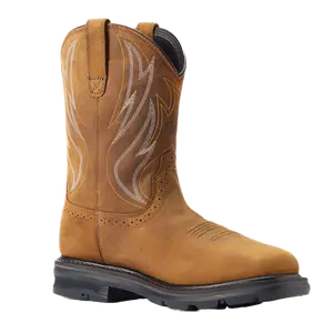 Ariat Men's Sierra Distressed Brown Steel Round Toe Boots 10044544