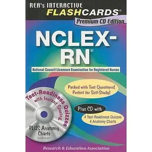 USED-NCLEX-RN Flashcard Book Premium Edition with CD (Nursing Test Prep) by Marion Brandis RN (Paperback)