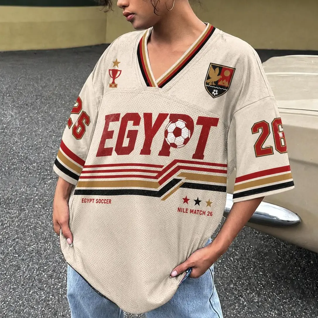 Egypt Soccer Jersey, Retro Pharaohs Shirt, Custom Name Number Jersey, Egyptian Football Fan Gift