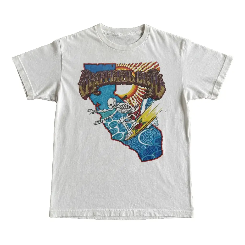 [SALE UP TO 20%] Vintage Grateful Dead Surf Tee _ Graphics Tee, Gift for Him, Gift for Husband, Perfect Gift for Fans