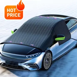 Car Magnetic Windshield Cover, Windshield Sunshade, Car Window Shades, Durable Oxford Fabric, Easy Installation, Frost Snow Sun Protection, Side Window Coverage, Winter Car Accessories