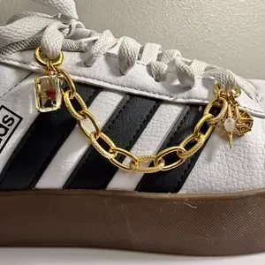 Custom Shoe Chain & Hat Chain - Build Your Own Live - Pick Chain & Charms - 18k Gold Plated Stainless Steel - Everyday Jewelry