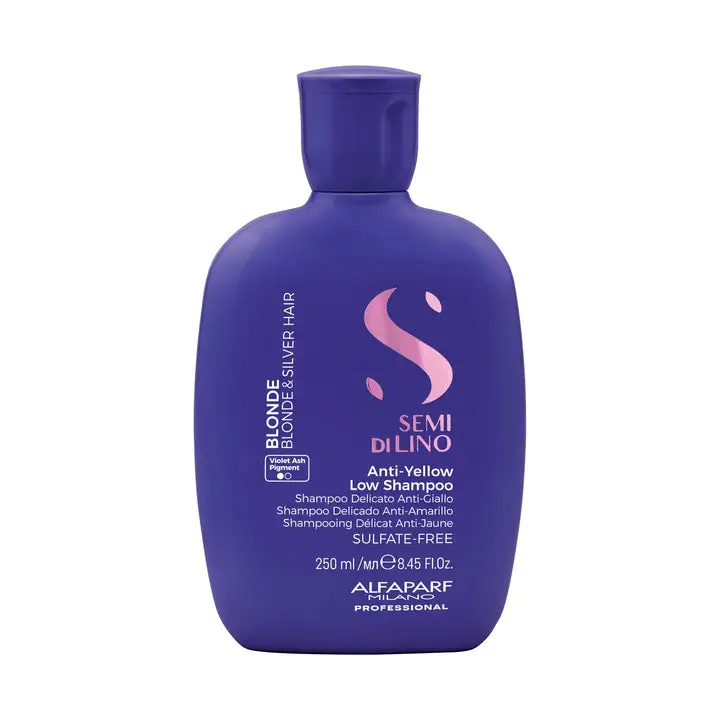 Violet Anti-Yellow Haircare Shampoo for Blonde, Platinum Hair - Sulfate-Free, Gentle Cleansing, UV-Protected, Moisturizing Cleanser for Hydration Boost, 8.45 fl. oz., Bleached Blonde Hair, Liquid, Hair-Moisturizing