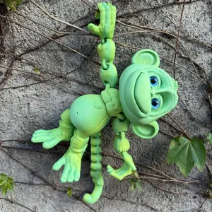 1pc 3D Printed Colorful Climbing Articulated Monkey Figurine Statue Decoration, Unique Hanging Ornament, Christmas and Birthday Gift, Home and Office Decor
