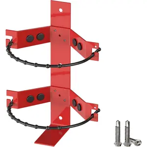 Premium Fire Extinguisher Mount Bracket - Universal Fit for 2.5&5lb Extinguishers, Heavy-Duty & Easy Installation - Ideal for Home, Truck, RV, Vehicle, Boat, Marine & Commercial Use - Durable Holder
