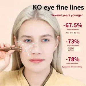 1Pcs Facial Massager, Pure Brass Gua Sha Scraping Tool, Eye Massage Acupoint Pen, Face Lift Guasha Stick for Facial Acupressure & Skin Care