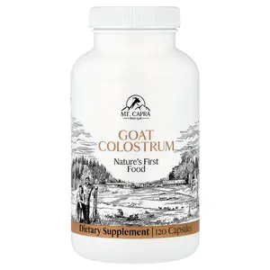 Mt. Capra Goat Colostrum, 120 Capsules Mt. Capra Goat Colostrum, 120 Capsules