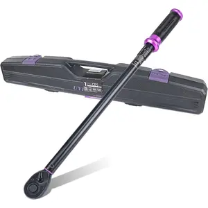 1/2" Inch Drive Click Torque Wrench 40-300 FT-LB/54.2-406.8N.M, +-3% Accuracy, Dual-Direction Click Professional Torque Wrench, Dual Range Scales Graduated in FT.LB and N.M,
