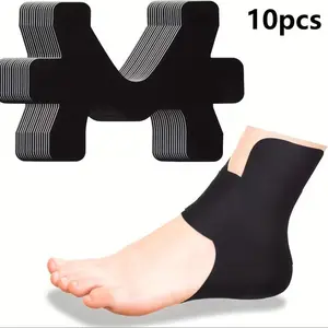 10-Pack Adjustable Ankle Supports – Elastic, Breathable, Non-Surgical Stabilization | Sports Support in Blue, Black, Beige & Pink  Why it works: